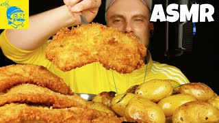 ASMR knsuprige Schnitzel essen 😋  GFASMR [upl. by Annaierb315]