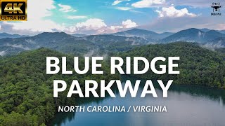 Blue Ridge Parkway Drone Footage  North Carolina amp Virginia [upl. by Treiber]