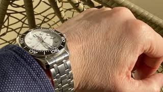 OMEGA Seamaster Diver 300M SMP white dial [upl. by Penrose408]