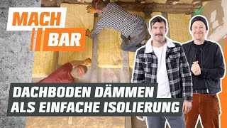 Unbewohnten Dachboden dämmen  OBI [upl. by Robbyn]