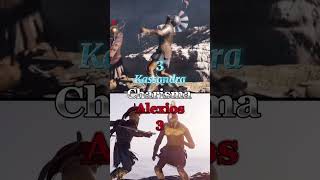 Alexios Vs Kassandra Assassin’s Creed Odyssey assassinscreed ranking [upl. by Henderson765]