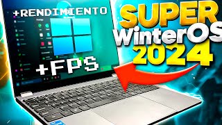 NUEVO WinterOS 2024 El MEJOR Windows OPTIMIZADO para PC [upl. by Ulysses792]