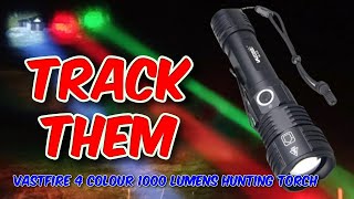 VASTFIRE 4 Colour 1000 Lumens Hunting Torch Review [upl. by Tiffanie]