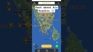 Facts about Air Traffic ✈️ in Sky Why We cant See Other Flight in sky shortsfeed shorts [upl. by Edgerton651]