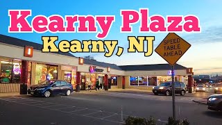 Kearny Plaza Shopping Center in Kearny New Jersey USA  Walk tour inside and outside [upl. by Joe]