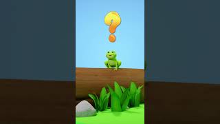 Compte les grenouilles  🐸  Vidéo éducative pour enfants  HeyKids shorts [upl. by Vergos]