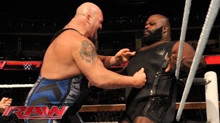 Big Show vs Mark Henry Raw Nov 3 2014 [upl. by Iraj]