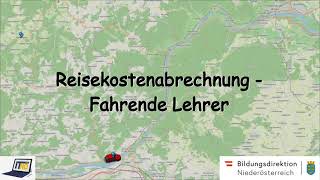 RM03 Reisekostenabrechnung Fahrende Lehrer FHD [upl. by Monjo]