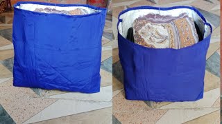 Clothe Bag Making From Old clothesclothes storage bagAmazing Hacks diy stitching youtube [upl. by Malloy924]