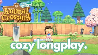 Cozy Longplay Pt 22 no commentary  Animal Crossing New Horizons [upl. by Ahsiliw]