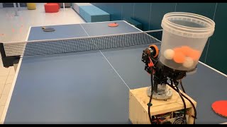 Homemade Table Tennis Robot [upl. by Eiramllij]