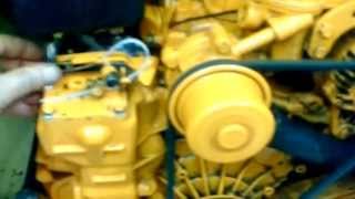 Vetus M206 2cyl marine diesel roughly idling on 1 cylinder no throttle response [upl. by Karr761]