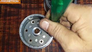 Teste no magnetorotor da CG150 0408 para Indentificar se estar bom ou não Apoio MAGNETRON [upl. by Ahsinawt]