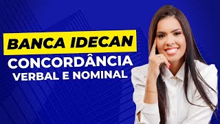 Concordância verbal e nominal para a banca IDECAN  Você precisa saber disso [upl. by Trinidad]