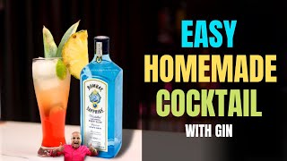 Homemade Cocktail With Gin  Cocktailsindia  Easy Gin Cocktail  Dada Bartender  Gin  MTSR [upl. by Kaja]