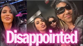 North West revealed mom Kim Kardashians disappointing skin in a video at an LA Lakers game [upl. by Ainolloppa]