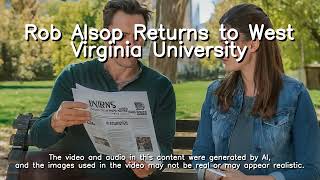 Rob Alsop Returns to West Virginia University [upl. by Leind895]