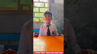 Oxford English school boys wing3 times Table  Musa from class Prepviralvideomillionviews [upl. by Ahsropal]