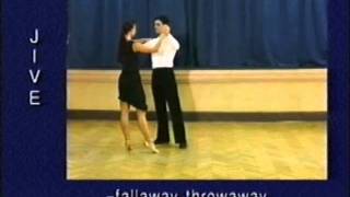 Jive dance steps 16 Fallaway throwaway [upl. by Aarika]