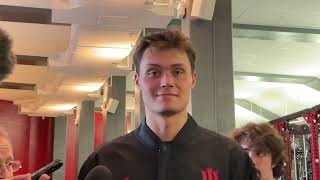 Indiana football postgame QampA Quarterback Kurtis Rourke [upl. by Licko473]