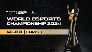 MLBB  MALAYSIA vs INDONESIA  PLAYOFF  IESF WORLD ESPORTS CHAMPIONSHIP 2024  DAY 3 [upl. by Alrats498]