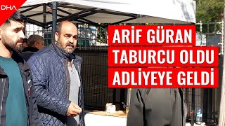 Narinin babası Arif Güran taburcu olduktan sonra adliyeye geldi [upl. by Anelah]