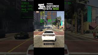 GTX 1650 GTA V 1080P Very High Settings [upl. by Alia]