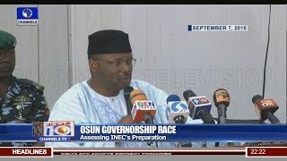 Osun Election INEC Threatens To Prosecute Vote Buyers [upl. by Oiramej]