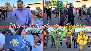 Teffy abrazando a Nayib Desfile de correos de Aguilares parte 1 [upl. by Aerdnna639]