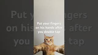 Put your ￼Fingers on his hands after you double tap animation memes funny animationmeme art [upl. by Carmella149]