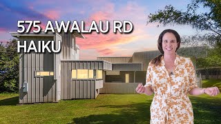 575 Awalau Road  Tour this Distinctive Haiku home with Erin Haywood [upl. by Volny]