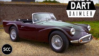 DAIMLER DART SP 250 LHD 1959  Modest test drive  SP250 V8 Engine sound  SCC TV [upl. by Rubel203]