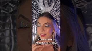 TUTORIAL MAQUIAGEM DE LUA FANTASIA DE CARNAVAL [upl. by Riana]