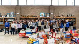 Poland Local Schools donates over 15000 items in 2024 Food Drive [upl. by Ley971]