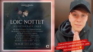 Loic Nottet  ADDICTOCRATE TOUR 🇨🇵🇱🇺🎟️ [upl. by Nosrettap]