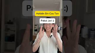 cara Hafalin Sin Cos Tan Pakai Jari belajarsmenenit mathematics matematika trigonometri [upl. by Ahrendt168]