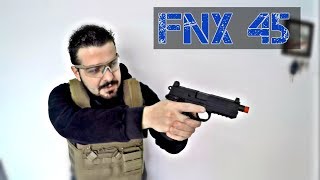 FNX 45 GBB CYBERGUN  Airsoft Review  FBAIRSOFT [upl. by Neelyaj]