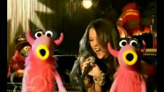 Miley Cyrus Singing GNO With The Muppets On Disney Channel [upl. by Ranie]