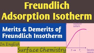 Freundlich Adsorption IsothermAdvantage and DisadvantageGTScienceTutorial [upl. by Htenay]