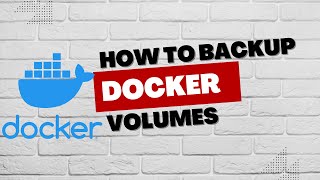 Docker Volume Backup Tutorial Nextcloud Example [upl. by Haneekas]