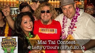 Mai Tai Contest at Lefty ODouls with Sammy Hagar [upl. by Liagiba]