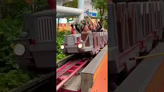 Barnyard hayride roller coaster at Mall of America [upl. by Kcirreg956]