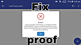 how to fix folder mount error on apps2sd [upl. by Ardnaz781]