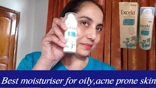 Moisturiser for oilyacne prone skin excela moisturiser [upl. by Radmilla204]