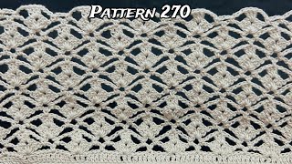 FANTASTIC amp INCREDIBLE crochet pattern 270  Easy crochet pattern  Free crochet  White yarn [upl. by Ingamar]