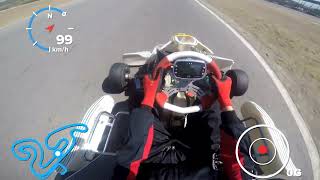 Karting Campillos TonyKart x30 OnBoard Tanda 1 [upl. by Martguerita]