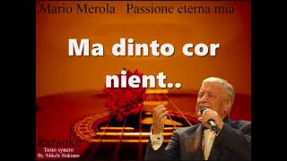 Mario Merola Passione eterna mia karaoke [upl. by Hamfurd]