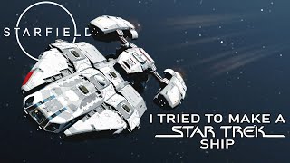 I tried to Build a Star Trek Ship in Starfield [upl. by Orme520]