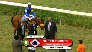 Queen Envied with Antony Raj S up wins The Golconda 1000 Guineas Gr 2 2022 [upl. by Ali946]