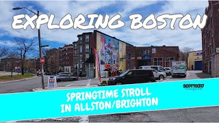 Springtime Stroll Warren Street to Harvard Avenue in Allston Brighton [upl. by Pietro]